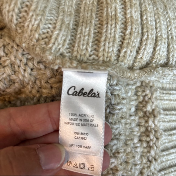 Cabela's Women's Beige Cardigan Sweater - Picture 10 of 12